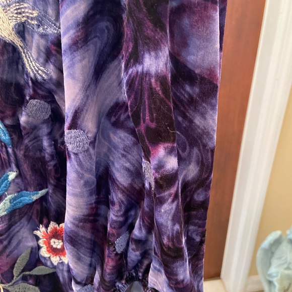 Johnny Was Junia Lisbon Button down floral embroidery top size Med - Picture 8 of 12